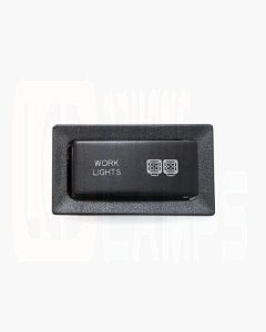 Lightforce Horizontal Switch, Work Lights - Green LED (Landcruiser 80 Series)