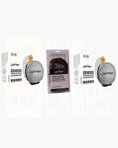 Lightforce Genesis LED Chrome Driving Light Kit