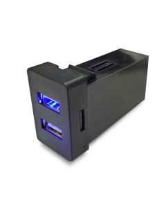 Lightforce Dual USB Outlet In-dash (Hilux/Landcruiser/Prado)