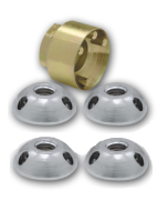 Lightforce ATNKIT Security Nut Kit, four anti-theft nylon insert lock nuts with one fitting tool