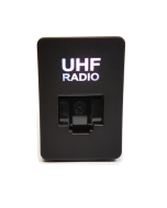 Lightforce Vertical RJ45 Pass Through Connector - White (inc Hilux/Prado/Ranger PXII)